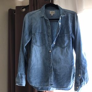 J crew denim shirt size 4
